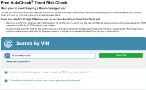 Free AutoCheck Flood check