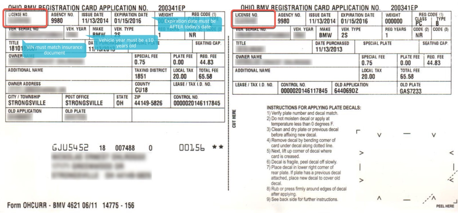 Ohio License Plate Lookup FREE History Report