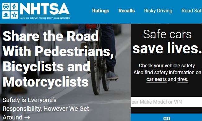 nhtsa website