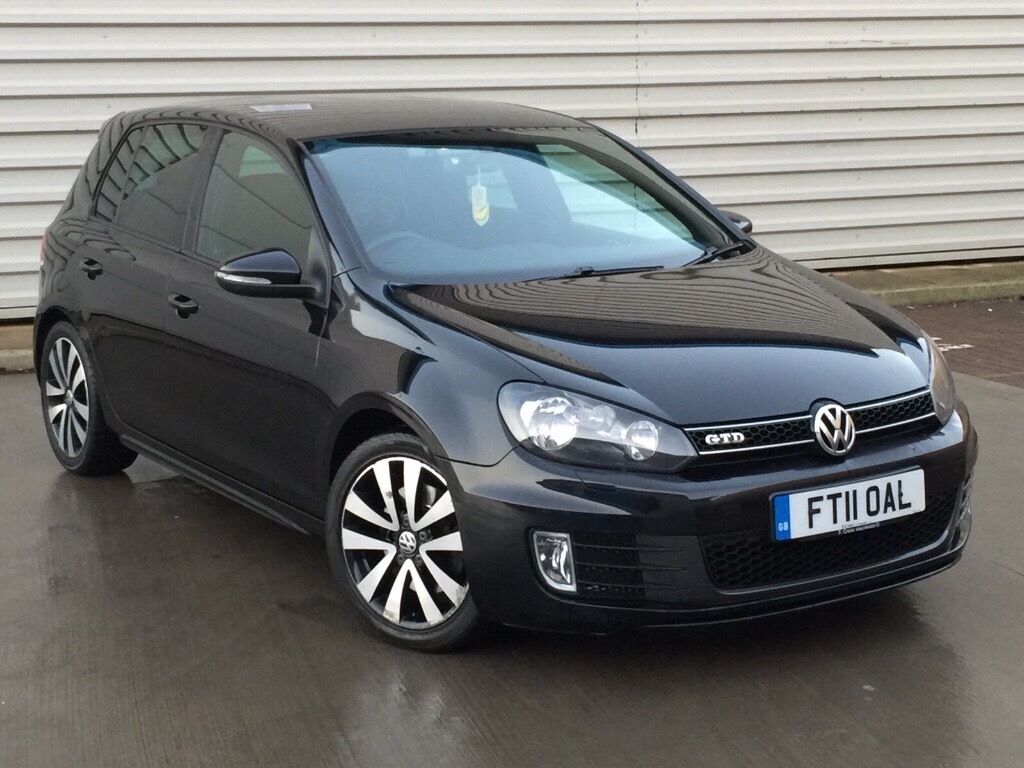 A black 2011 Volkswagen Golf GTI Mk6