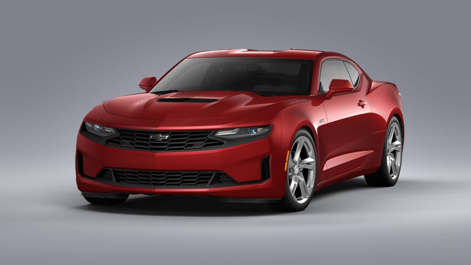 A red 2022 Chevrolet Camaro LT1.