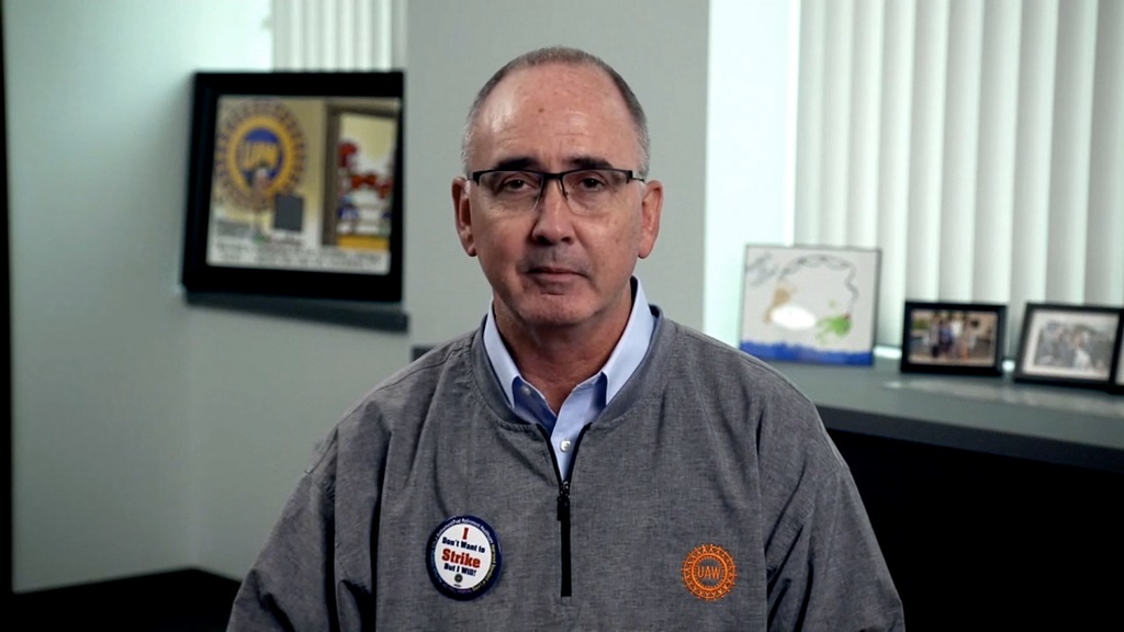 Shawn Fain, the current president of the UAW