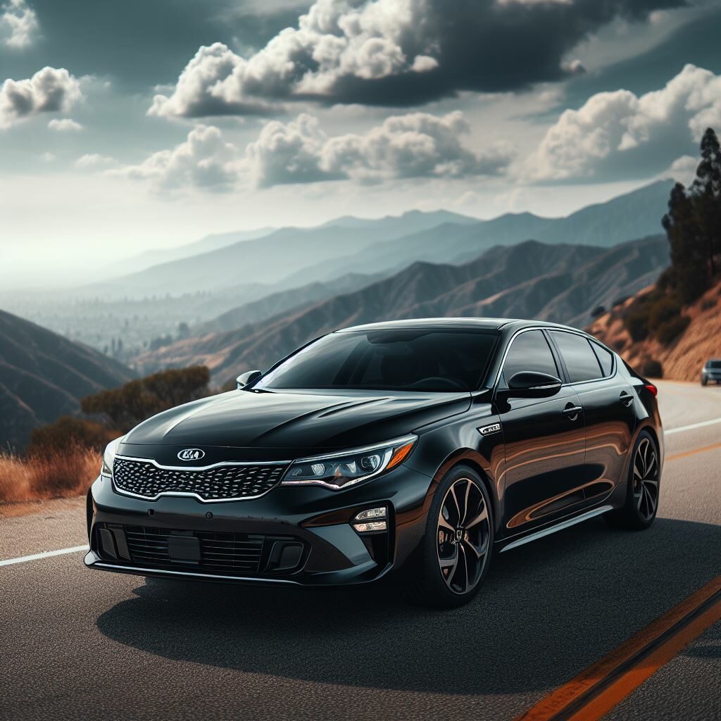 2019 Kia Optima on the highway