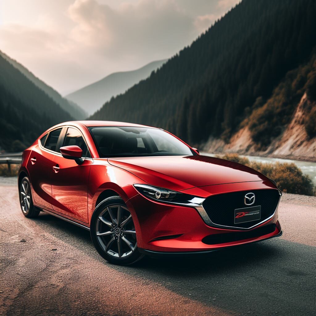 A parked 2020 Mazda3