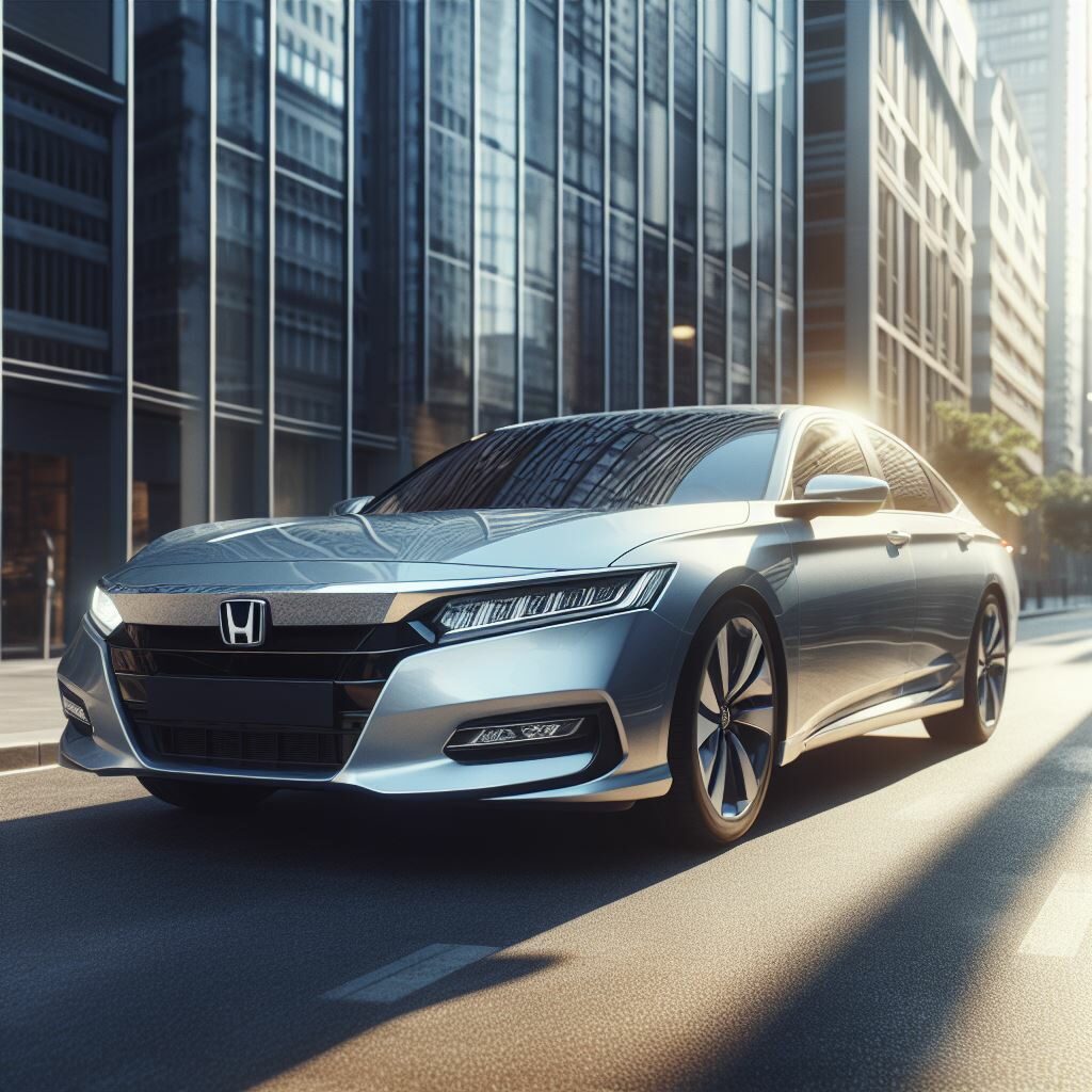 2018 Honda Accord on the road