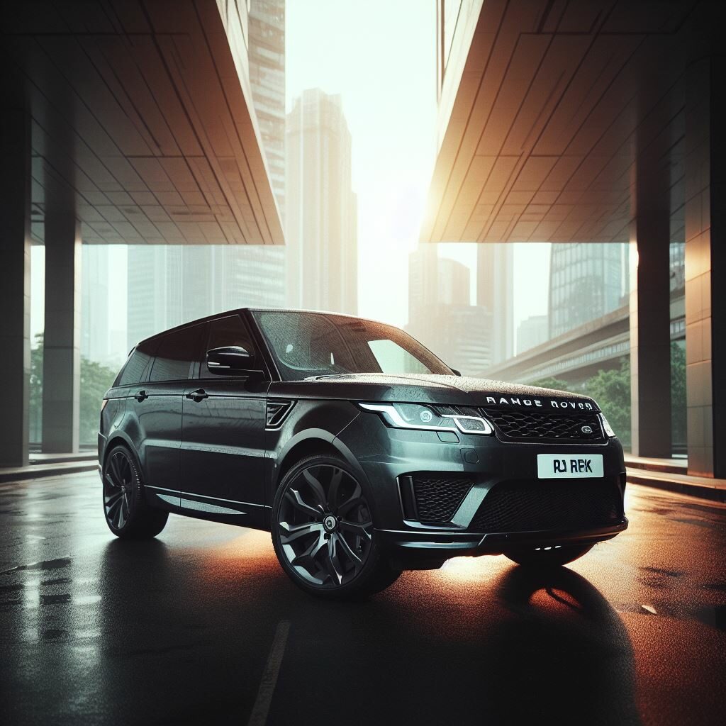 Parked Land Rover Range Rover Sport