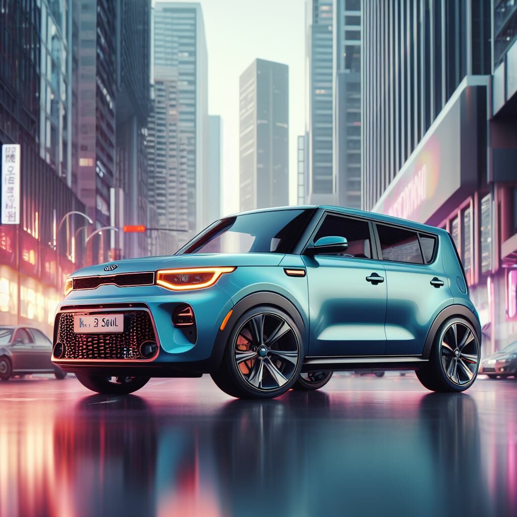 Blue 2023 Kia Soul