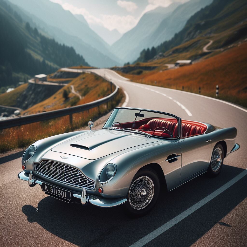 Aston Martin DB5 cruising