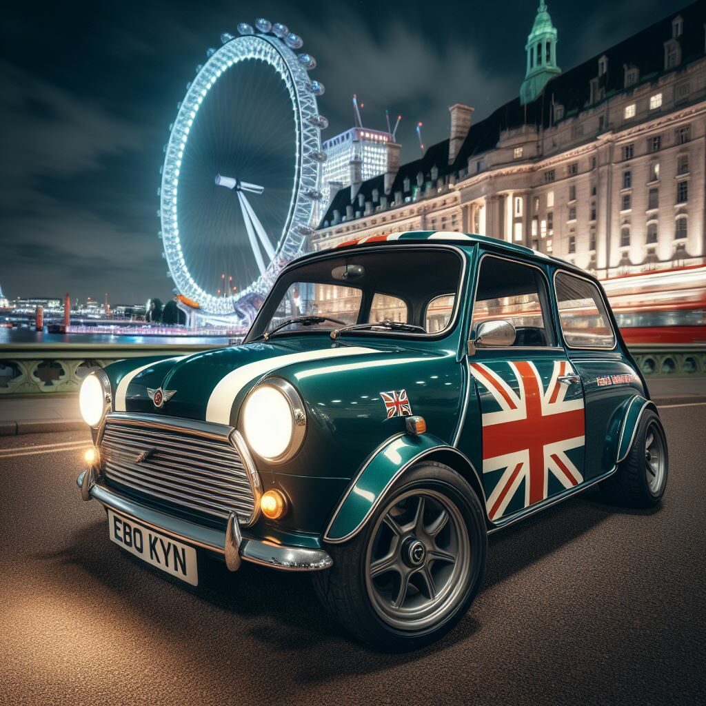 A British Motor Corporation Mini in London